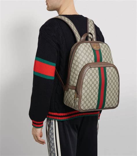 gucci supreme gg backpack|gucci gg canvas backpack.